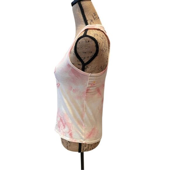 Lucky Brand Women's Pink Tie-Dye Tank Top Size S Casual Summer - Picture 4 of 8